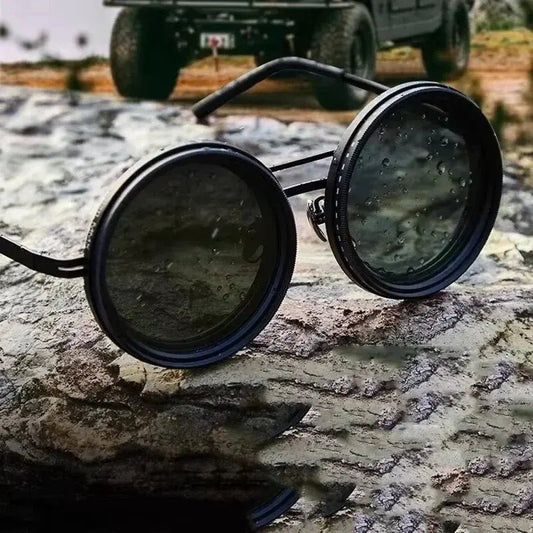 משקפי שמש מתכווננות עם עדשה מגנטית